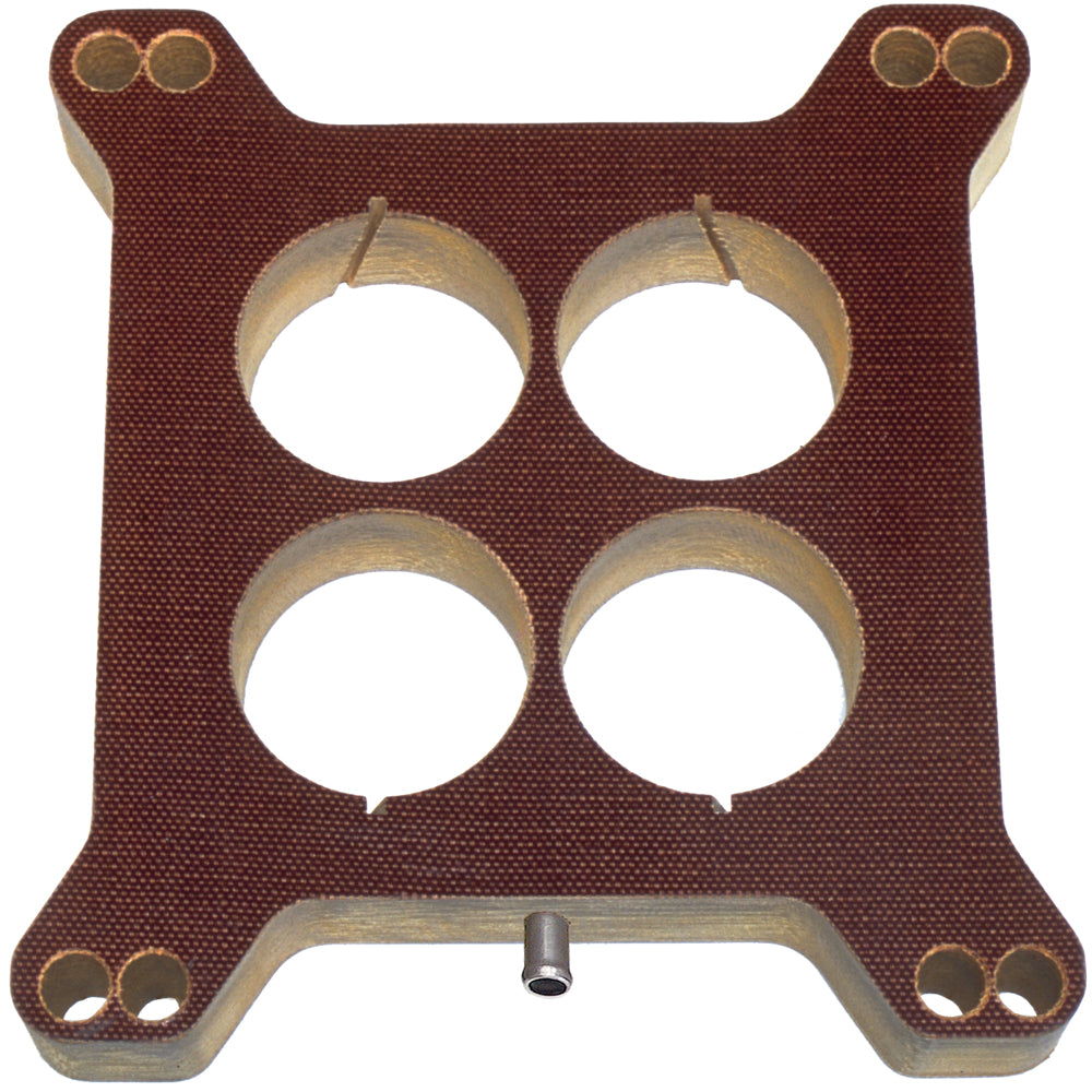 1-In.-HolleyAfb-4Bbl-With-14-In.-Pcv-Canvas-Phenolic-Swirltorque-Spacer195964-Pontiac-Engines