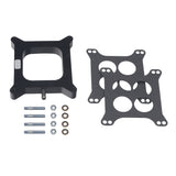 Trans-Dapt 2582 1 in. HOLLEY 4BBL SPACER with PCV - Open- Plastic Phenolic Carburetor Spacer