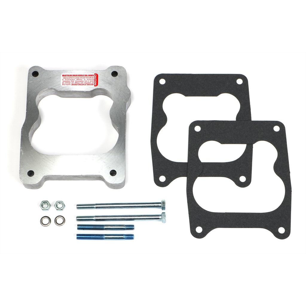 1-In.-Tall-Quadrajet-Spacer-Open-Cast-Aluminum-Carburetor-Spacer195964-Pontiac-Engines