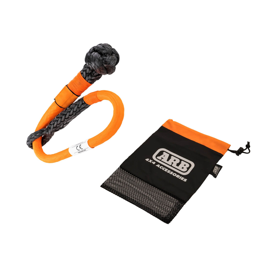 ~(1-Lbs.-14X8x3)~-Arb-Soft-Connect-Shackle;-Made-Of-Uhmwpe-(Ultra-High-Molecule-Weight-Polyethylene)-High-Tensile-Ce-Certified-Synthetic-Rope-And-Rated-At-14.5T-Breaking-Strength