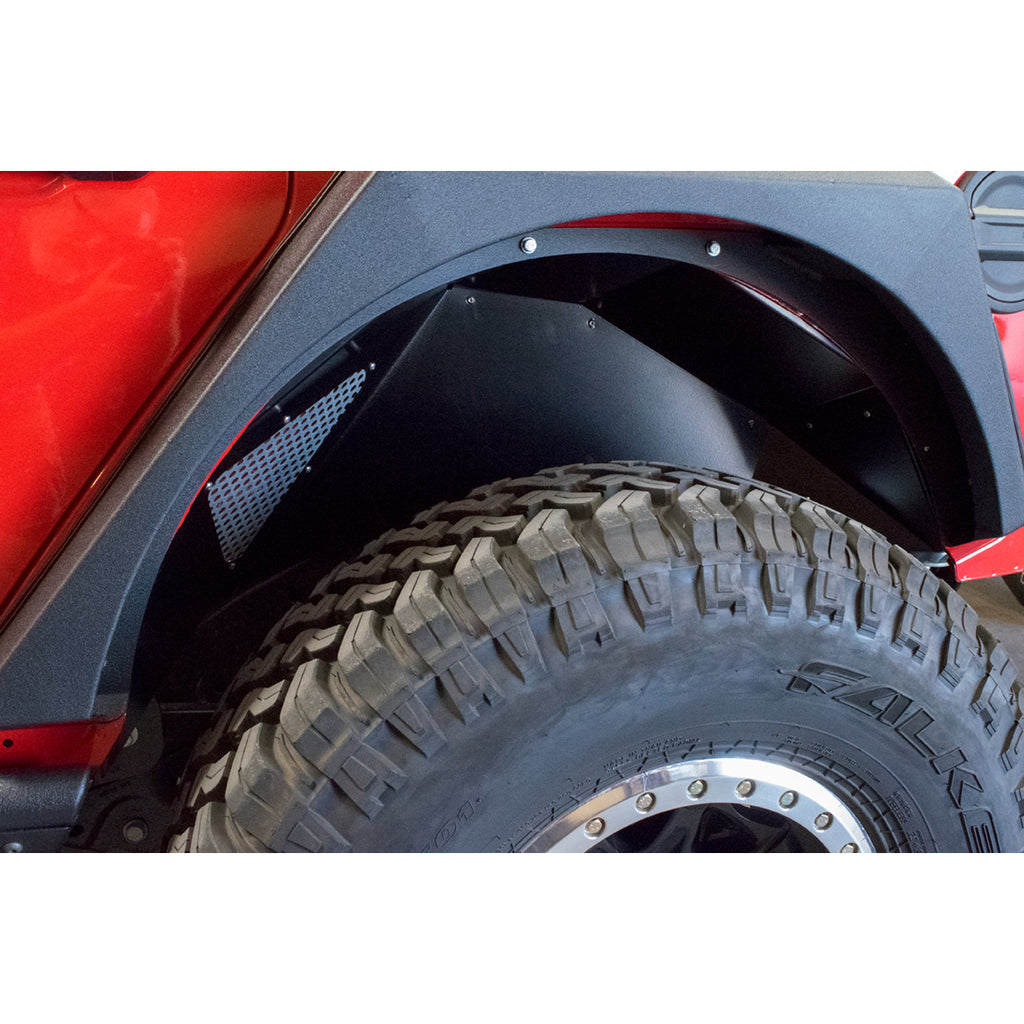 ~(1-Lbs.-1X1x1)~-Jeep-Jl-Inner-Fenders-(Rear-Black)-18-Present-Wrangler-Jl-Dv8-Offroad