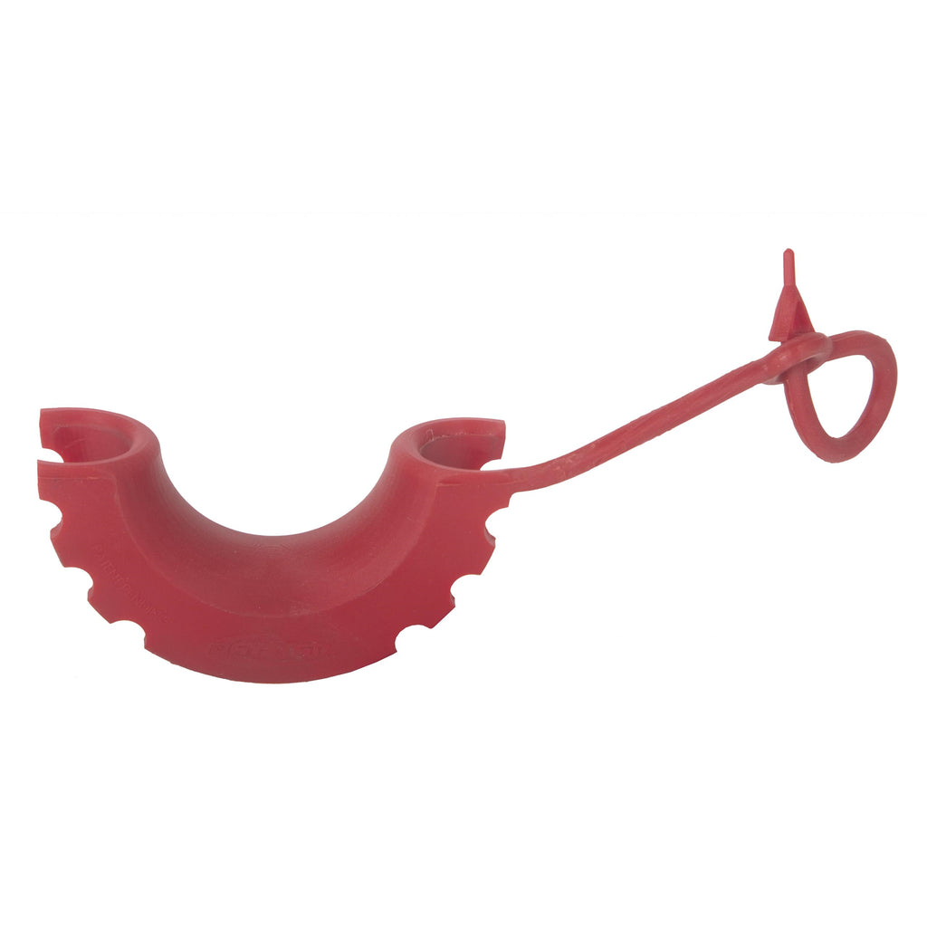 ~(1-Lbs.-6X5x2)~-Locking-D-Ring-Isolators-Red-(Pair)