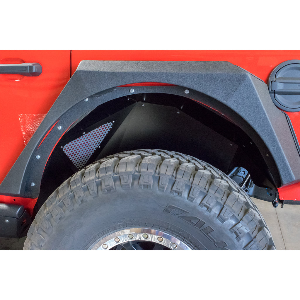 ~(1-Lbs.-1X1x1)~-Jeep-Jl-Inner-Fenders-(Rear-Black)-18-Present-Wrangler-Jl-Dv8-Offroad
