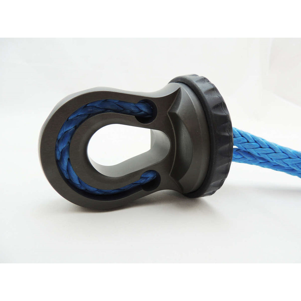 ~(1-Lbs.-4X4x4)~-Splicer-38-12-In-Synthetic-Rope-Splice-On-Shackle-Mount-Gray