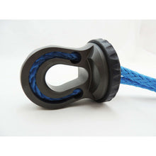Load image into Gallery viewer, ~(1-Lbs.-4X4x4)~-Splicer-38-12-In-Synthetic-Rope-Splice-On-Shackle-Mount-Gray