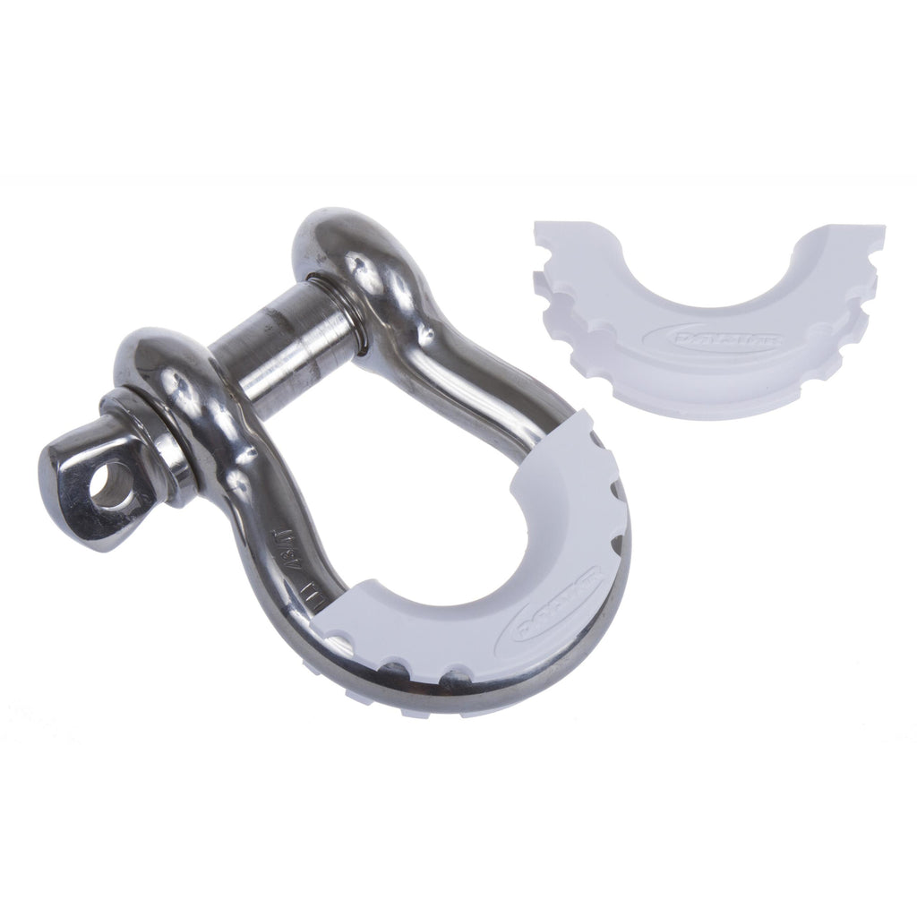 ~(1-Lbs.-6X5x2)~-D-Ring--Shackle-Isolator-White-Pair