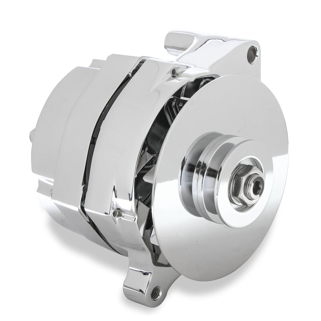 1-Wire-Alternator---100-Amp---Chrome-Finish