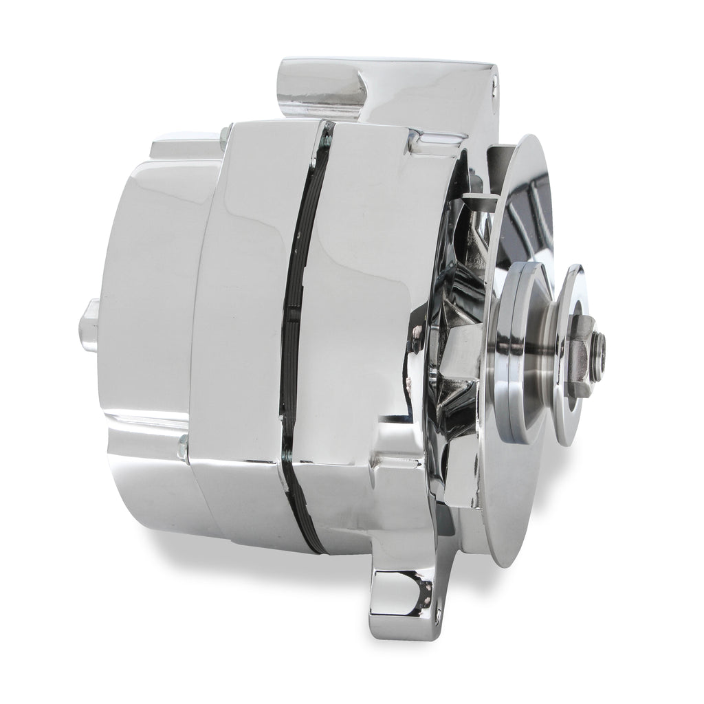 1-Wire-Alternator---100-Amp---Chrome-Finish