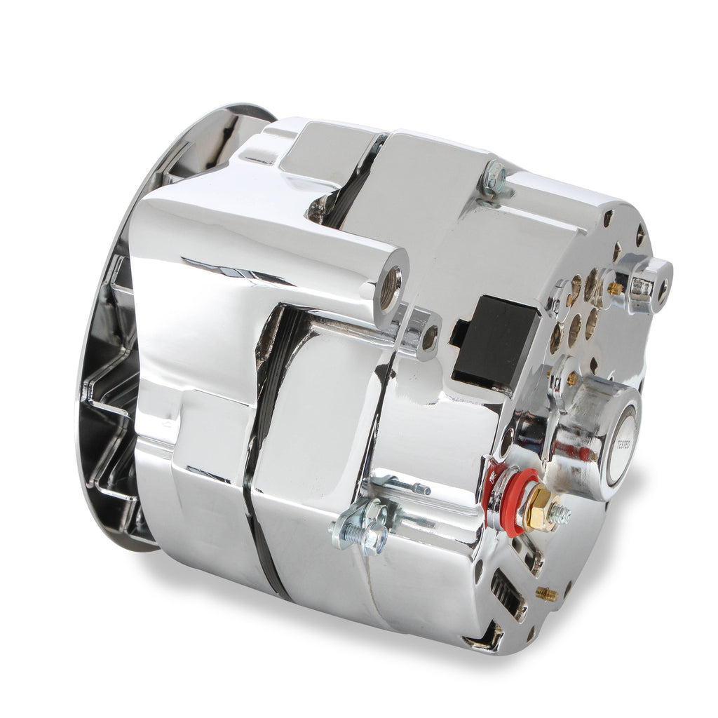 1-Wire-Alternator---100-Amp---Chrome-Finish