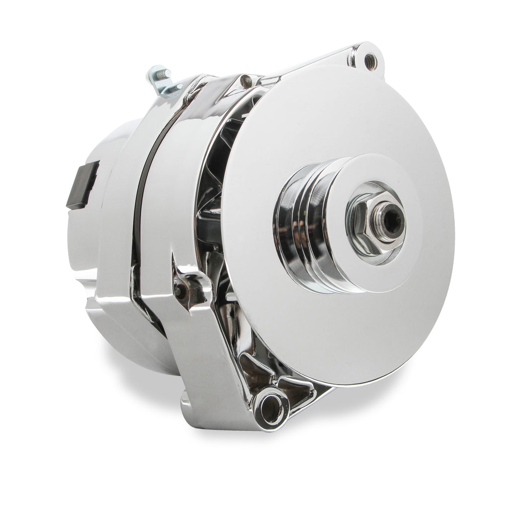 1-Wire-Alternator---100-Amp---Chrome