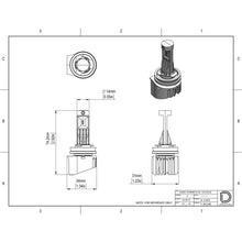 Load image into Gallery viewer, ~(1.1-Lbs.-9X5x2)~-H11-Slf-Led-Cool-White-Pair-Diode-Dynamics