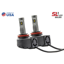 Load image into Gallery viewer, ~(1.2-Lbs.-9X5x2)~-H9-Sl1-Led-Bulbs-Pair-Diode-Dynamics