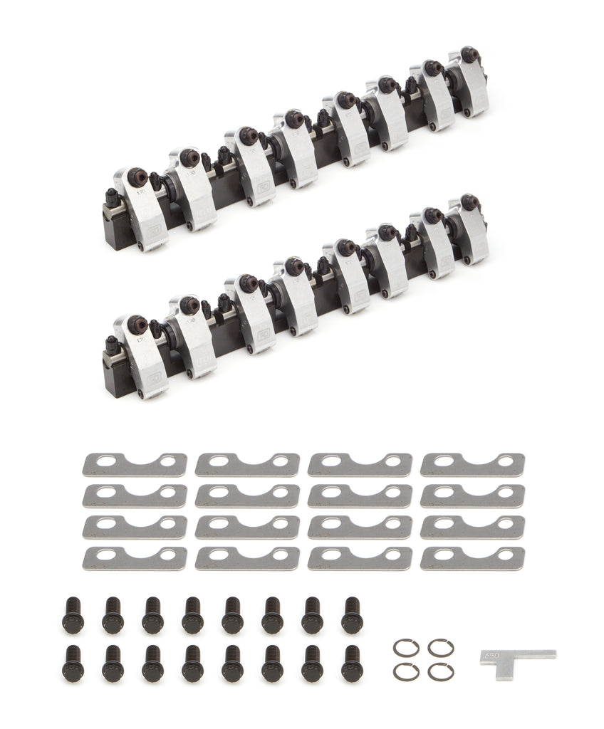 T AND D MACHINE 7322-1.7/1.7 SBF Shaft Rocker Kit w/TFS3 High Port Heads