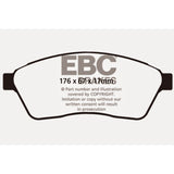 EBC DP31859C Redstuff Ceramic Low Dust Brake Pads