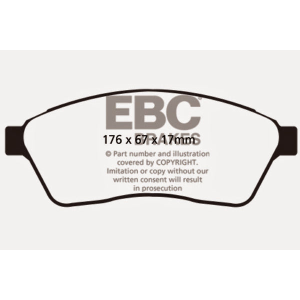 10-11-Cadillac-Srx-2.8-Turbo-Greenstuff-Front-Brake-Pads