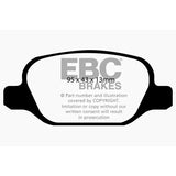 EBC DP31338C Redstuff Ceramic Low Dust Brake Pads