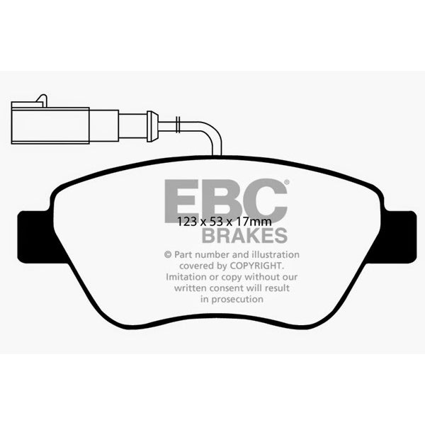 10-11-Fiat-500-1.4-(Bosch-Calipers)-Greenstuff-Front-Brake-Pads