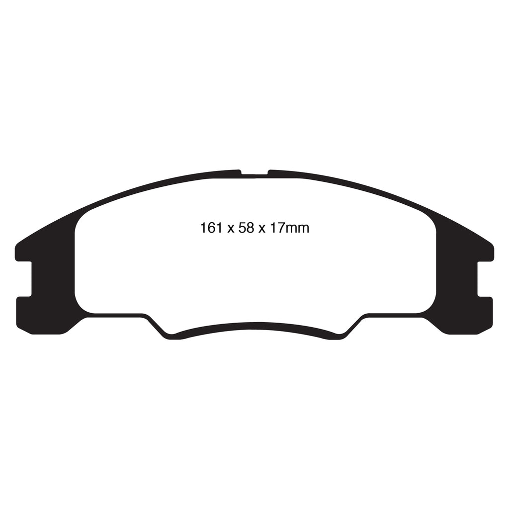 10-11-Ford-Focus-1.6-Greenstuff-Front-Brake-Pads