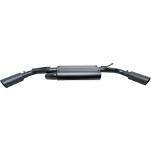 Load image into Gallery viewer, 10-11-Jeep-Wrangler-Jk-Sport-3.8L-2.5In-Cat-Back-Dual-Extreme-Exhaust---Black-Elite-(Ceramic)