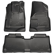 Load image into Gallery viewer, 10-12-Cadillac-Srx-Weatherbeater-Combo-Black-Floor-Liners-(One-Piece-For-2Nd-Seat)