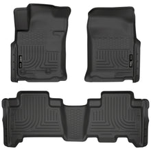 Load image into Gallery viewer, 10-12-Toyota-4RunnerLexus-Gx460-Weatherbeater-Combo-Black-Floor-Liners