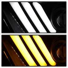 Load image into Gallery viewer, 10-13-Ford-Mustang---Halogen---Projector-Headlights---Led-Signals--Black-(Pro-Yd-Fm2010v2-Bk)