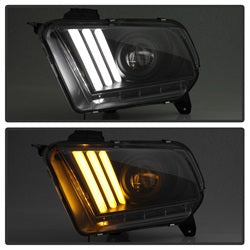10-13-Ford-Mustang---Halogen---Projector-Headlights---Led-Signals--Black-(Pro-Yd-Fm2010v2-Bk)