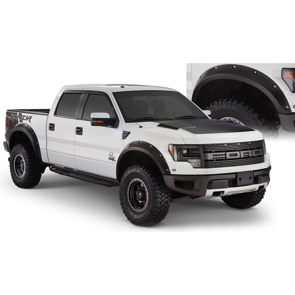 10-14-Ford-F-150-Svt-Raptor-Pocket-Style-Flares-4Pc---Black