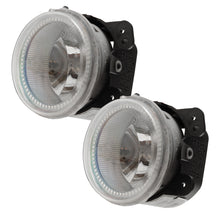 Load image into Gallery viewer, 10-15-Jeep-Wrangler-Jk-Pre-Assembled-Led-Halo-Fog-Lights--Blue