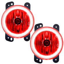 Load image into Gallery viewer, 10-15-Jeep-Wrangler-Jk-Pre-Assembled-Led-Halo-Fog-Lights--Red