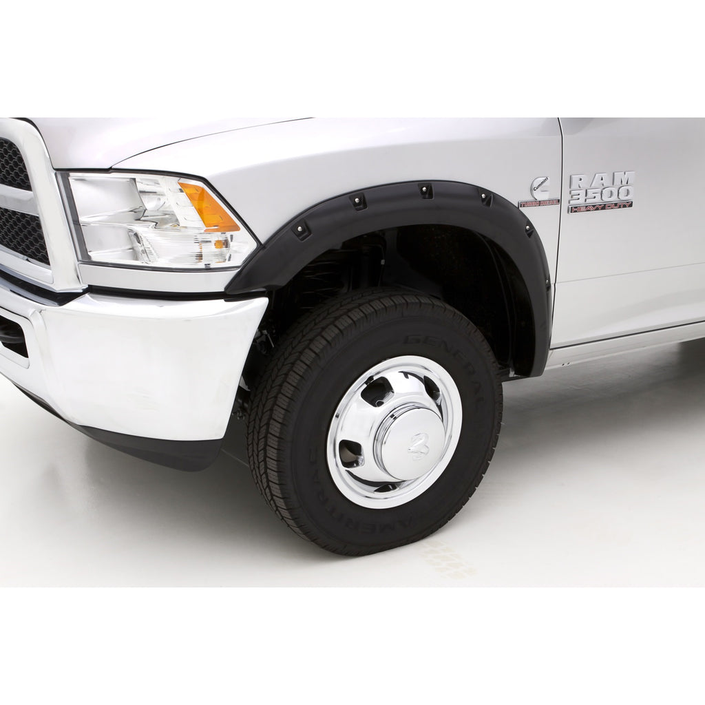 10-17-Dodge-Ram-2500-Rx-Rivet-Style-Smooth-Elite-Series-Fender-Flares---Black-(2-Pc.)