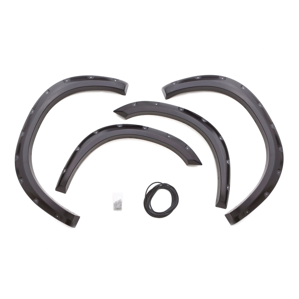 10-17-Dodge-Ram-2500-Rx-Rivet-Style-Smooth-Elite-Series-Fender-Flares---Black-(4-Pc.)