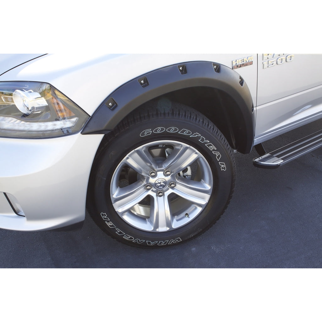 10-17-Dodge-Ram-2500-Rx-Rivet-Style-Smooth-Elite-Series-Fender-Flares---Black-(4-Pc.)