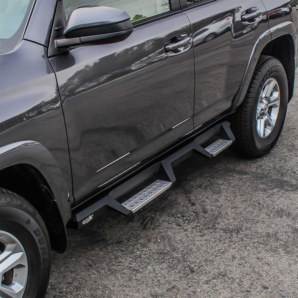 10-17-Toyota-4Runner-Trail-Edition-(Excl.-Ltd)-Hdx-Stainless-Drop-Nerf-Step-Bars---Tex.-Blk