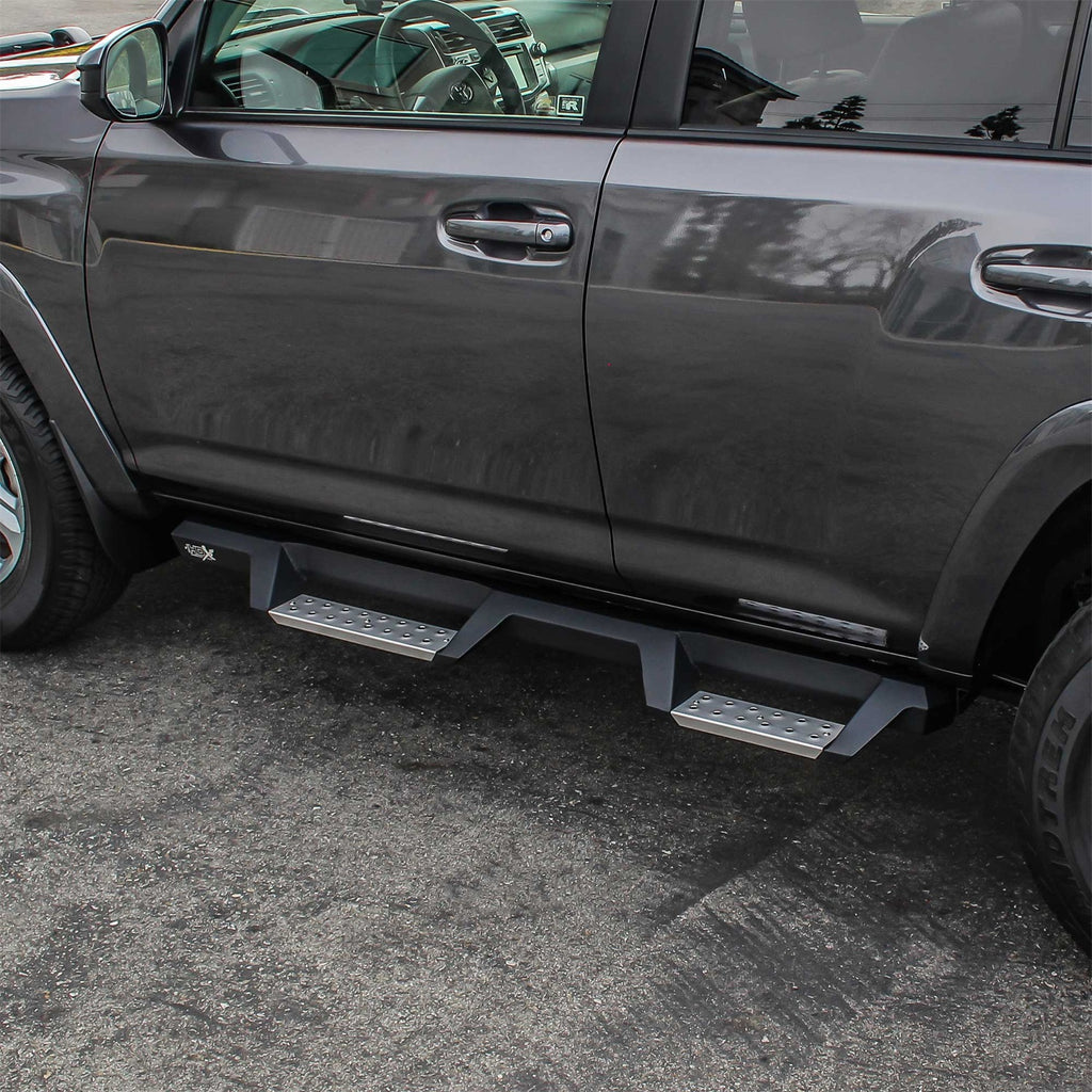 10-17-Toyota-4Runner-Trail-Edition-(Excl.-Ltd)-Hdx-Stainless-Drop-Nerf-Step-Bars---Tex.-Blk