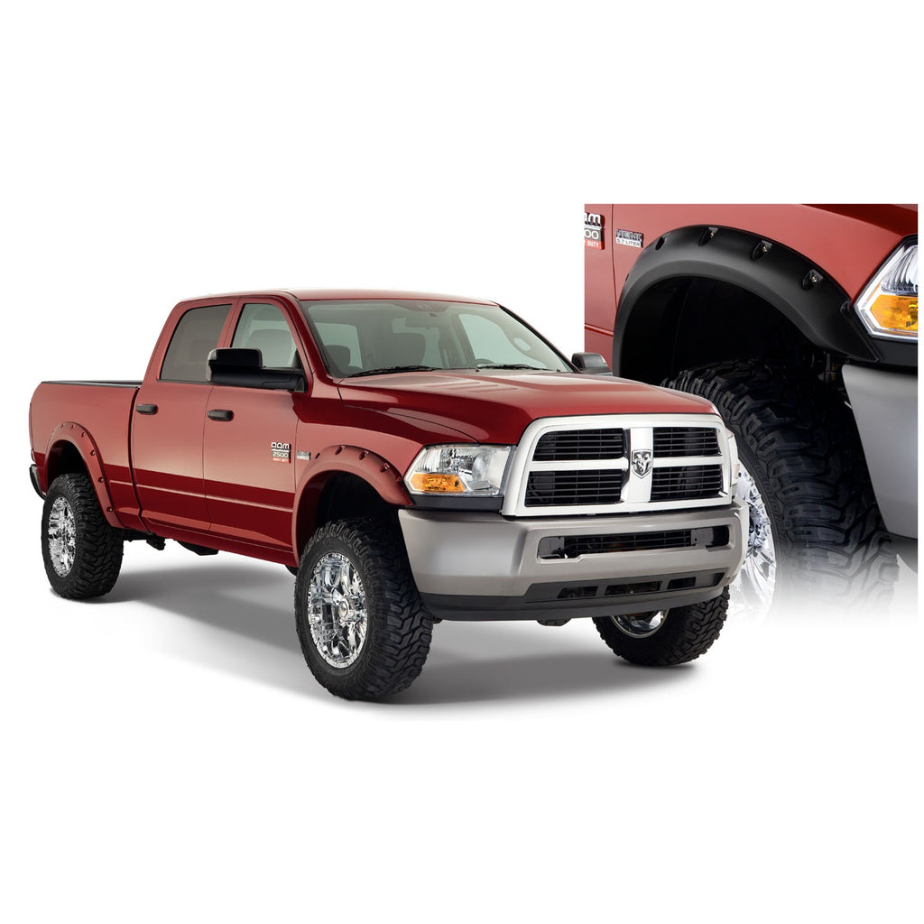 10-18-Dodge-Ram-2500-Fleetside-Pocket-Style-Flares-4Pc-76.398.3In-Bed---Black