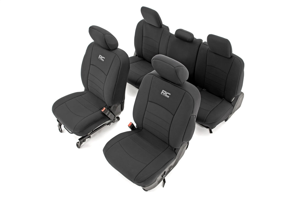 Rough Country 91068 Neoprene Seat Covers for Select Dodge Ram 1500, Ram 1500, Ram 2500, Ram