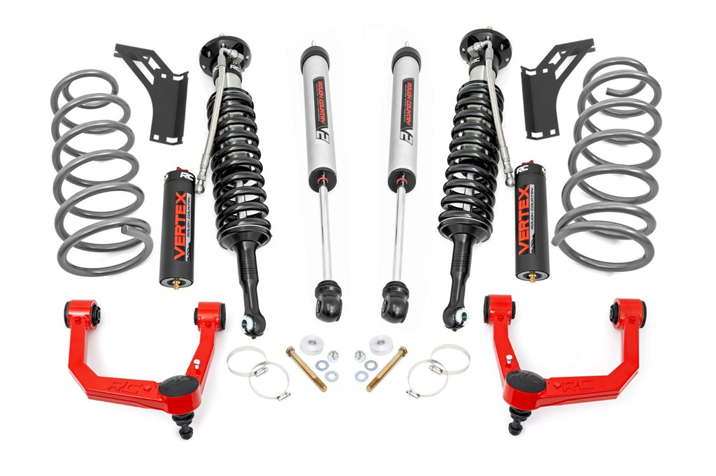 Rough Country 76658RED Suspension Lift Kit w/Shocks for Select Toyota 4Runner