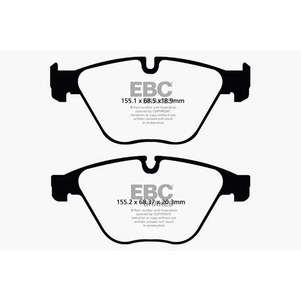 10-Bmw-535I-3.0-Turbo-(F10)-Redstuff-Front-Brake-Pads
