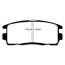 Load image into Gallery viewer, 10-Chevrolet-Equinox-2.4-Greenstuff-Rear-Brake-Pads