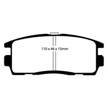 Load image into Gallery viewer, 10-Chevrolet-Equinox-2.4-Yellowstuff-Rear-Brake-Pads