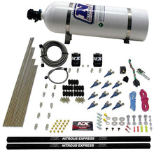 Load image into Gallery viewer, 10-Cyl-Piranha-Nozzle-Direct-Port-Nitrous-Kit-(250-500Hp)-W15Lb-Bottle