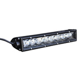 DV8 Offroad BS10E50W5W 10 in. Single Row LED Light Bar; Chrome Face