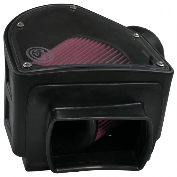 ~(10-Lbs.-24X15x14)~-Cold-Air-Intake-For-94-02-Dodge-Ram-2500-3500-5.9L-Cummins-Cotton-Cleanable-Red-S-B
