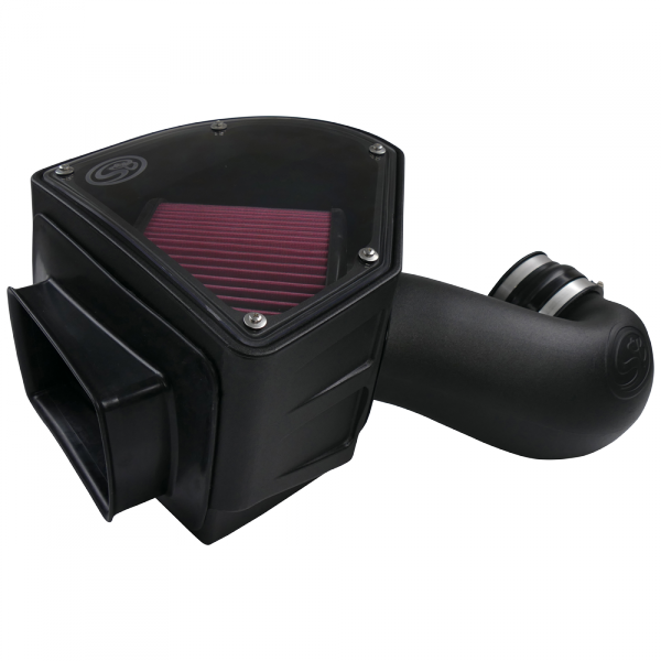 ~(10-Lbs.-24X15x14)~-Cold-Air-Intake-For-94-02-Dodge-Ram-2500-3500-5.9L-Cummins-Cotton-Cleanable-Red-S-B