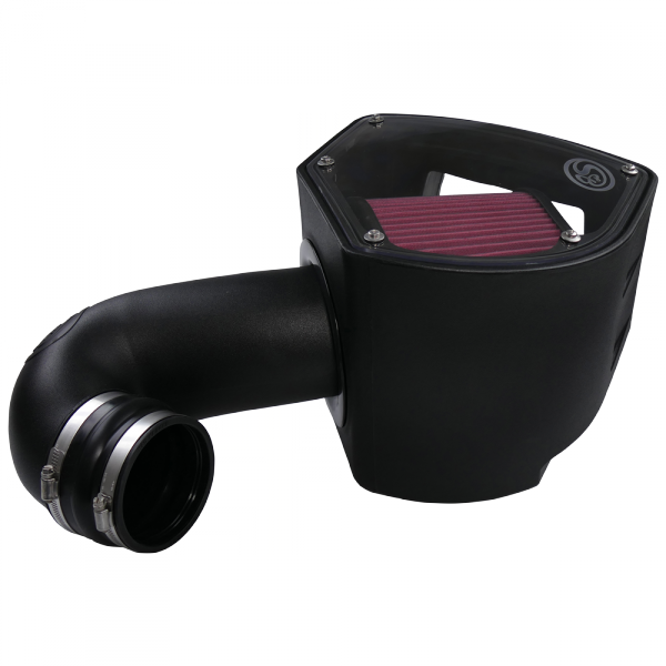 ~(10-Lbs.-24X15x14)~-Cold-Air-Intake-For-94-02-Dodge-Ram-2500-3500-5.9L-Cummins-Cotton-Cleanable-Red-S-B