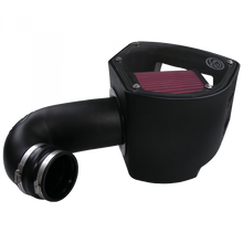 Load image into Gallery viewer, ~(10-Lbs.-24X15x14)~-Cold-Air-Intake-For-94-02-Dodge-Ram-2500-3500-5.9L-Cummins-Cotton-Cleanable-Red-S-B