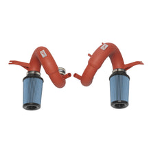 Load image into Gallery viewer, ~(10-Lbs.-36X13x9)~-Tuned-Dual-Air-Intake-Pipes-With-Web-Nano-Fiber-Dry-Filte.