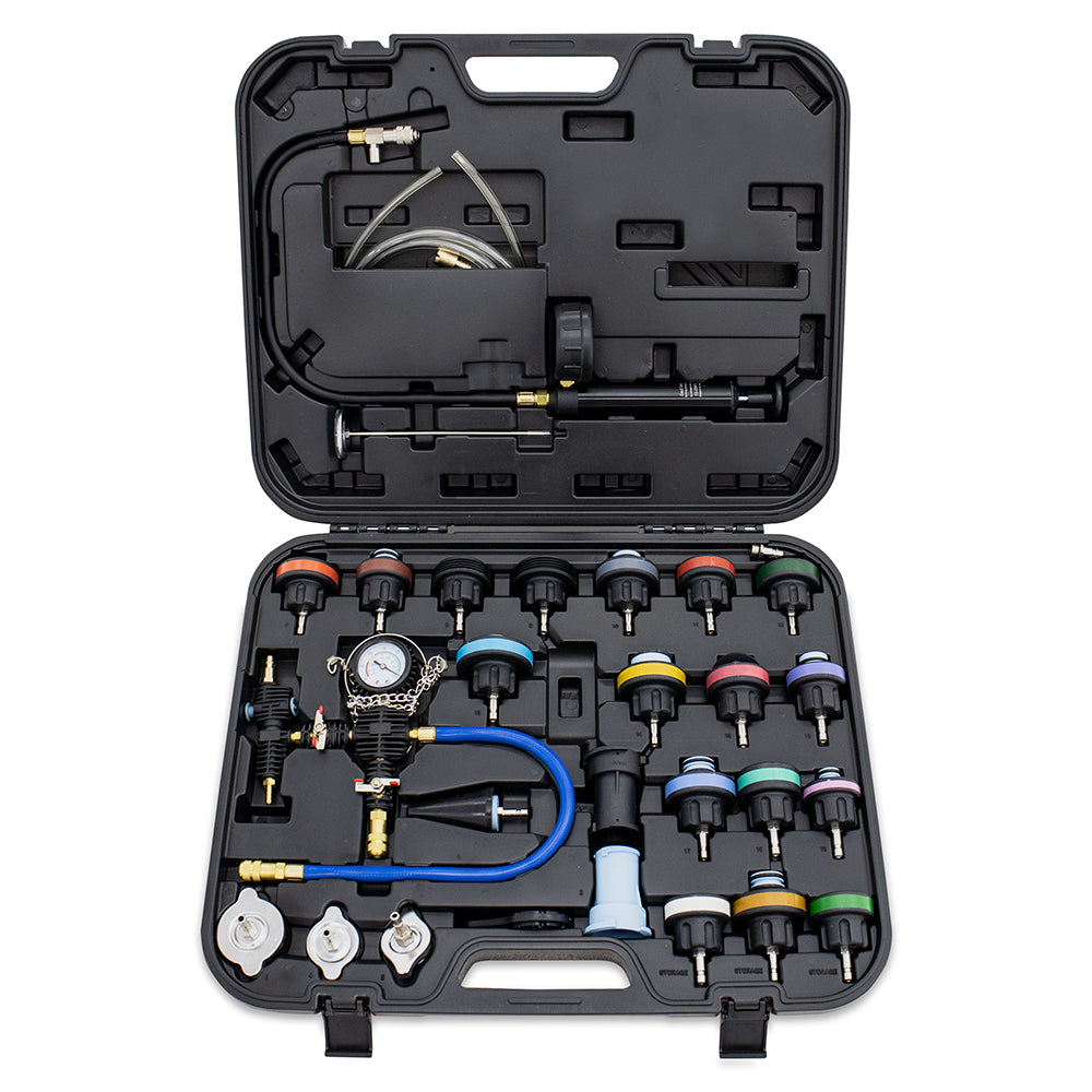 ~(10-Lbs.-31X15x5)~-Mm-Cooling-System-Pressure-Tester-And-Vacuum-Purge-Kit-28Pc