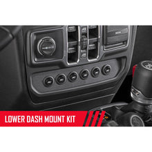 Load image into Gallery viewer, ~(10-Lbs.-14X10x7)~-Mlc-6-Multiple-Light-Controller-Lower-Dash-Mount-Kit-(18-20-Wrangler-Jl-2020-Gladiator-Jt)